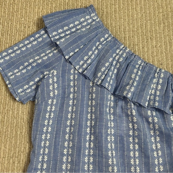 NWT Splendid Floral Print Embroidered Off Shoulder Top - Picture 7 of 13